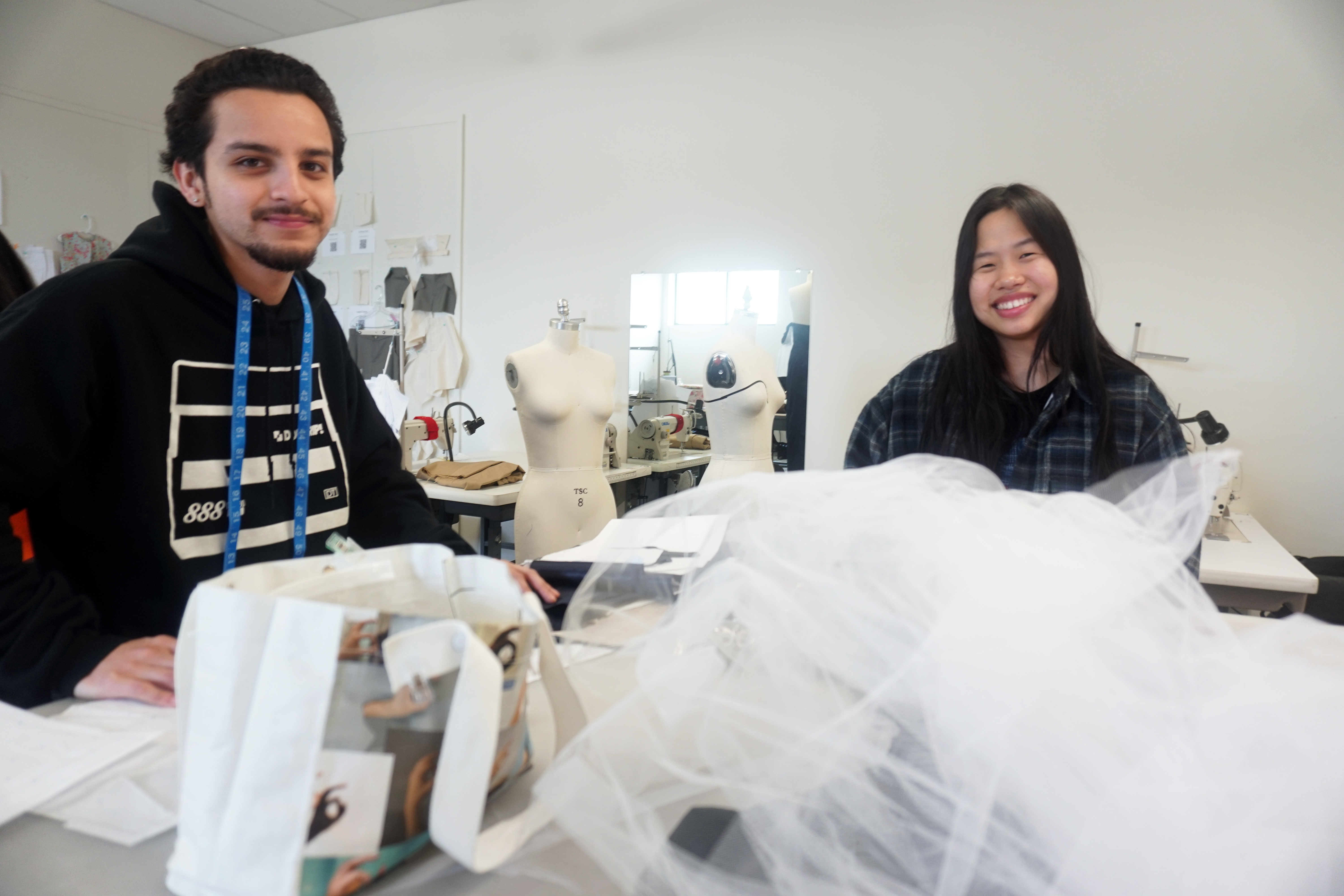̳ Fashion Design majors received a grant to research sustainable fashion.